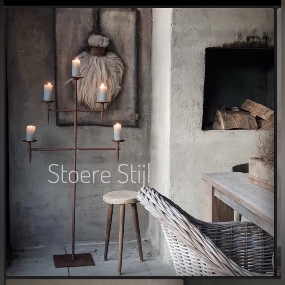 Rustic European Decorative hanging object made - Picture 4 of 5